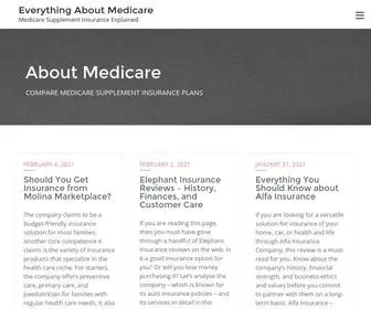 Everythingaboutmedicare.com(Everything About Medicare) Screenshot