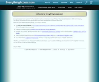 Everythingaccess.com(MDE to MDB Conversion Service) Screenshot