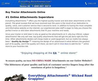 Everythingattachments.com(Tractor Attachments And Skid Steer Attachments For Any Tractor Or Skid Steer) Screenshot