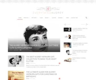 Everythingaudrey.com(High Fashion and Makeup Blog) Screenshot