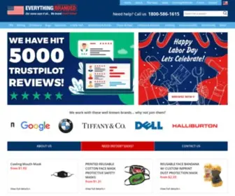 Everythingbranded.com(Promotional Products) Screenshot