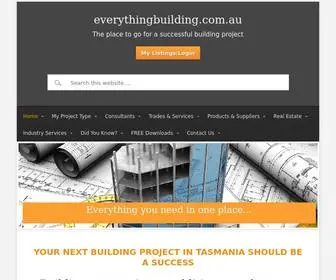 Everythingbuilding.com.au(The place to go for a successful building project) Screenshot