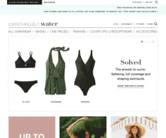 Everythingbutwater.com(Everything But Water) Screenshot