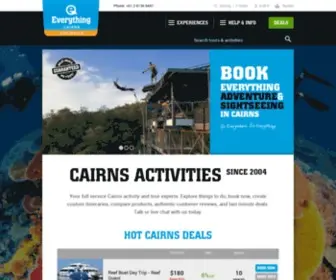 Everythingcairns.com(Things To Do in Cairns) Screenshot