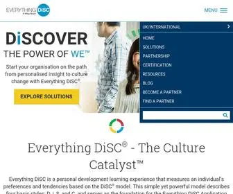 Everythingdisc.com(Everything DiSC) Screenshot