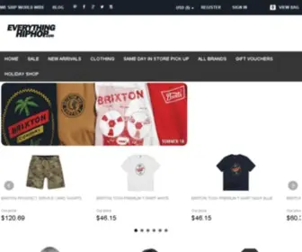 Everythinghiphop.com(Everythinghiphop Streetwear Clothing) Screenshot