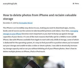 Everythingicafe.com(Apple Buyer's Guides & Reviews) Screenshot