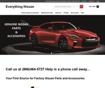 Everythingnissan.com(Your First Source for OEM Factory Nissan Parts) Screenshot