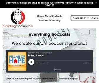 Everythingpodcasts.com(Everything Podcasts) Screenshot