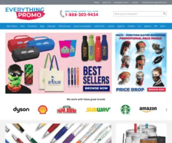 Everythingpromo.com(Promotional Products Including Pens) Screenshot