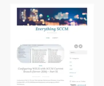 Everythingsccm.com(Everything SCCM) Screenshot