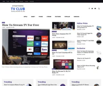 EverythingtvClub.com(Everything TV Club) Screenshot
