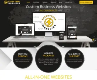 Everythingwebsites.com(Custom Business Website Designs) Screenshot