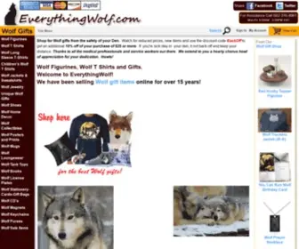 Everythingwolf.com(Wolf figurines) Screenshot