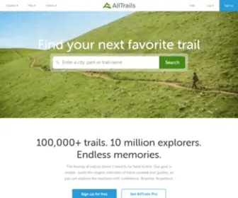 Everytrail.com(AllTrails) Screenshot