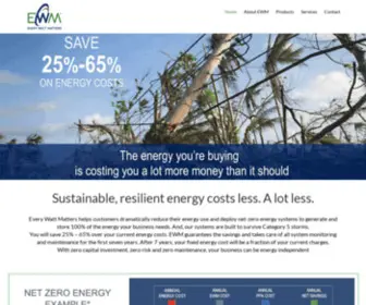 Everywattmatters.com(Insurance Backed Energy Savings Guarantee) Screenshot