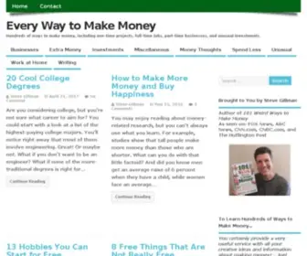 Everywaytomakemoney.com(EVERY WAY TO MAKE MONEY) Screenshot