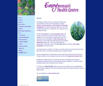 Everywomanshealthcentre.ca(Everywoman's Health Centre) Screenshot