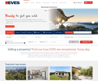 Eves.co.nz(Bay of Plenty Real Estate) Screenshot