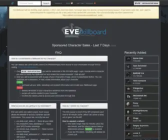 Eveskillboard.com(Eveskillboard) Screenshot