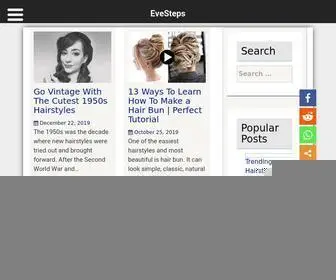 Evesteps.com(Online Magazine For Women) Screenshot