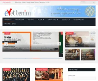 Evetbenim.com(Sanatı) Screenshot