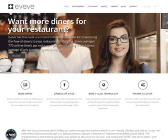 Eveve.com(Reservation Systems) Screenshot