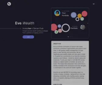 Evewealth.com(Eve Wealth) Screenshot