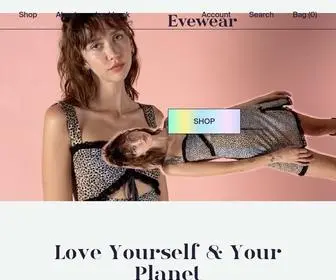 Evewear.com(Sustainable Sleepwear for Dreamers) Screenshot