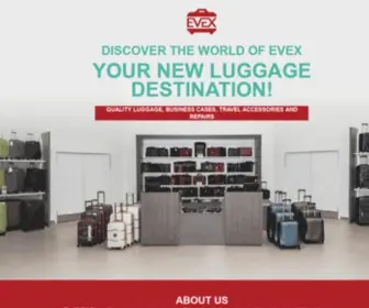 Evex.ca(Luggage and Repair Centers) Screenshot