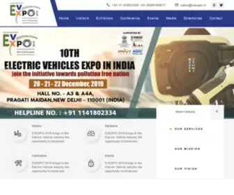 Evexpo.in(Electric Battery Rickshaw Manufacturers) Screenshot