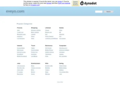 Eveyo.com(WordPress) Screenshot