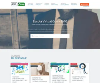 EVG.gov.br(Escola Virtual Gov) Screenshot