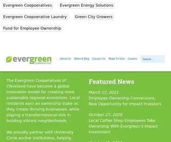 Evgoh.com(Evergreen Cooperatives) Screenshot