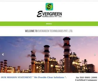 Evgreenindia.com(EVERGREEN TECHOLOGIES PVT) Screenshot