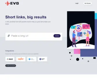 E.vg(Free URL Shortener & Custom Free Link) Screenshot