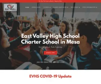 Evhigh.org(East Valley High School) Screenshot