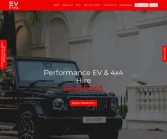 Evhire.co(Tesla Hire London) Screenshot