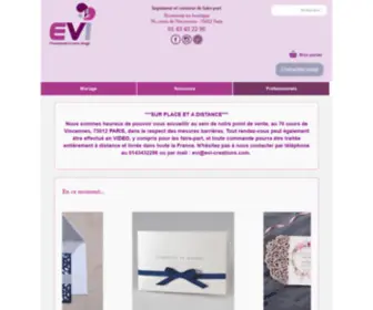 Evi-Creations.com(Evi-créations) Screenshot