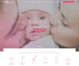 Evian-Bebe.fr(Le Blog des parents et des futurs parents) Screenshot