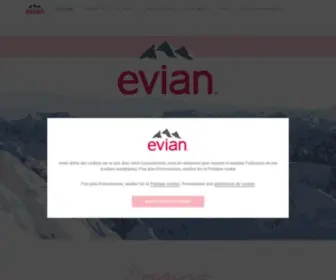 Evian.fr(Origine) Screenshot