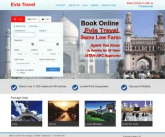 Eviatravel.com(Evia Travel) Screenshot