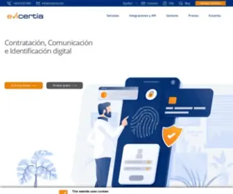 Evicertia.com(Firma) Screenshot