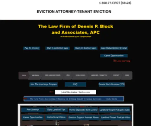 Evict123.com(Eviction Attorney) Screenshot