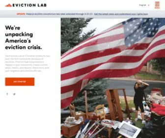 Evictionlab.org(The Eviction Lab) Screenshot