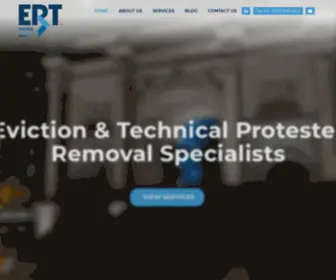 Evictionresponseteam.com(ERT) Screenshot