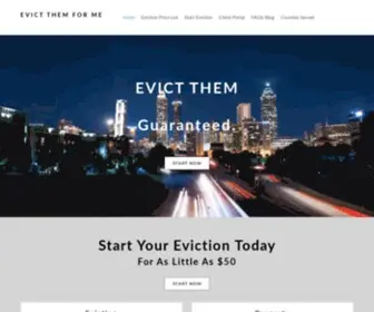 Evictthemforme.com(EVICT THEM FOR ME) Screenshot