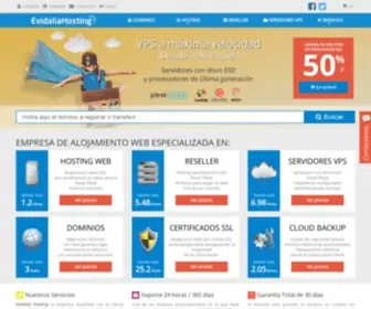 Evidaliahost.com(Servicios de hosting PHP) Screenshot