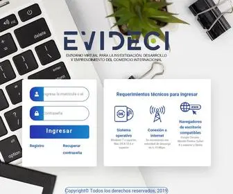 Evideci.com(Plataforma) Screenshot