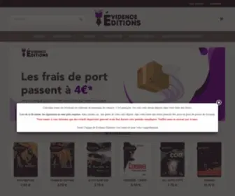 Evidence-Boutique.com(Evidence Editions) Screenshot
